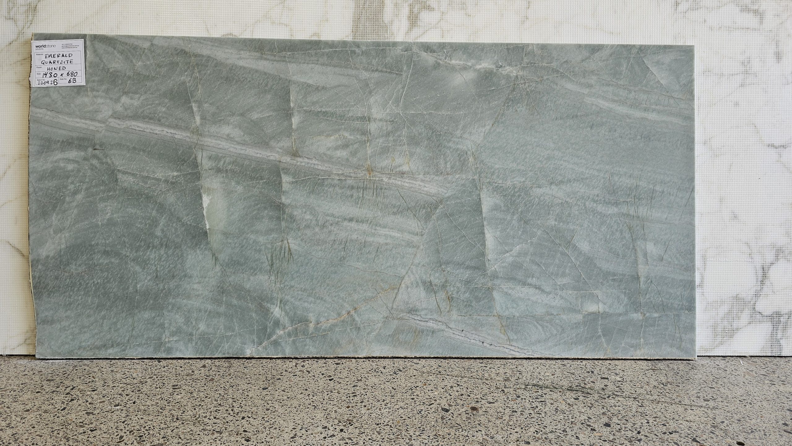 Worldstone Emerald Batch 220926 Slab #6B