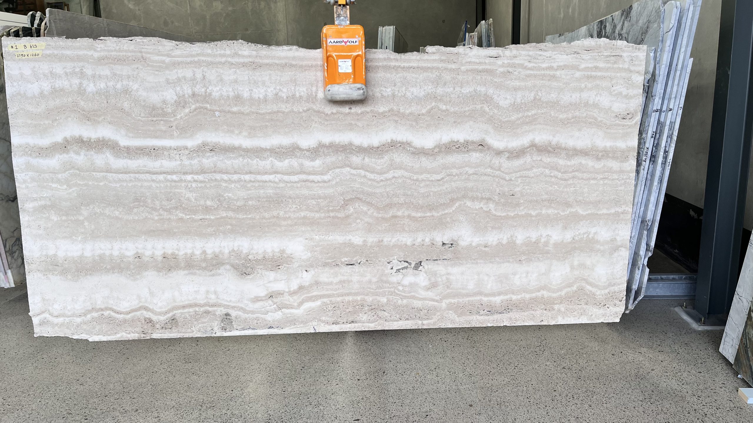 Travertine Classico VC slab #5 30mm