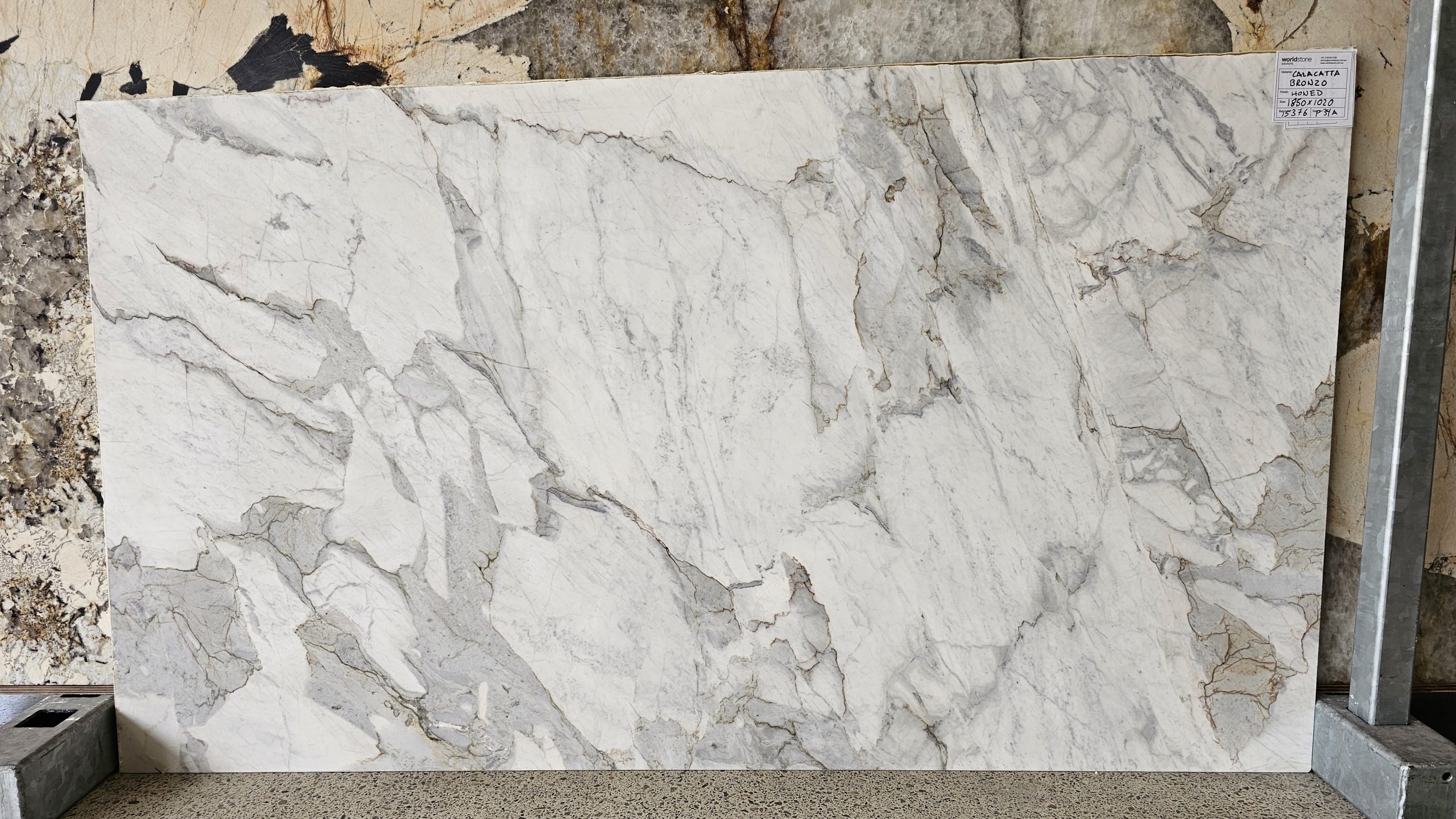 Worldstone Calacatta Bronzo Batch 15376 Panel #34A