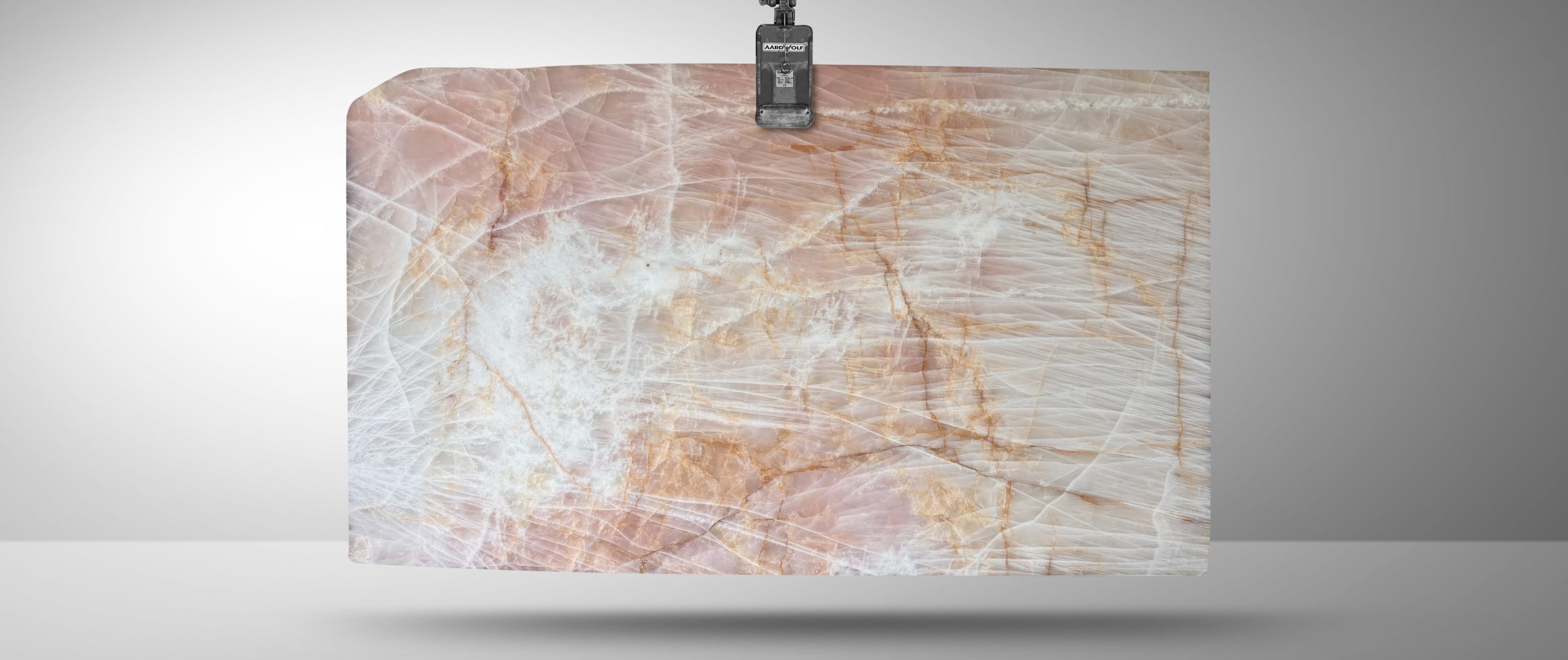Worldstone Blush Quartz, B-VS1030, Slab #8 backing
