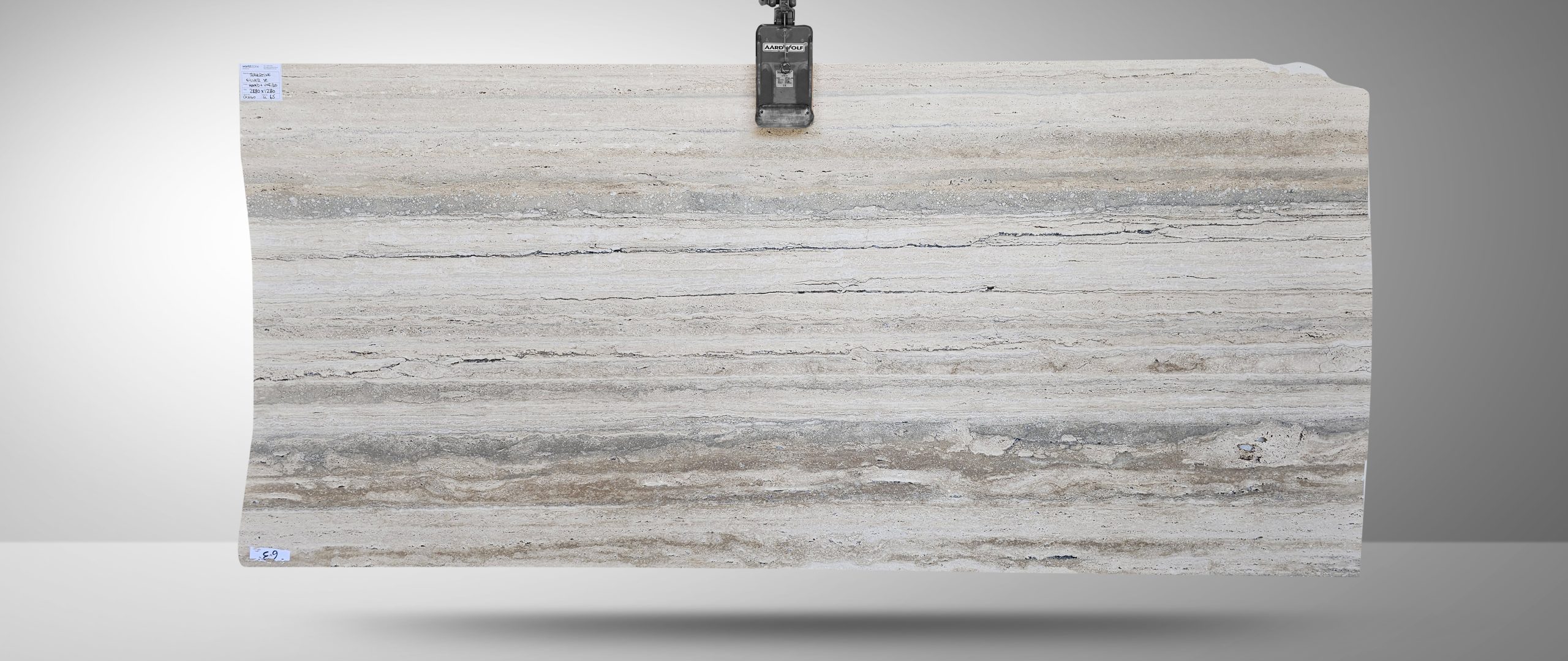 Worldstone Travertine Silver VC B#CA2160 Slab#65